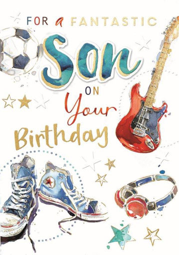 Picture of FANTASTIC SON BIRTHDAY CARD